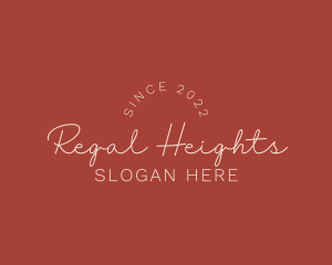 Regal Signature Wordmark logo design