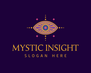 Mystical Tarot Eye logo design