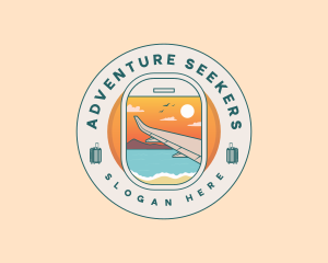 Airplane Flight Travel Tour logo