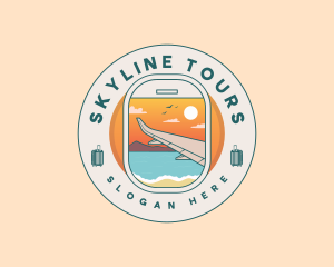 Airplane Flight Travel Tour logo