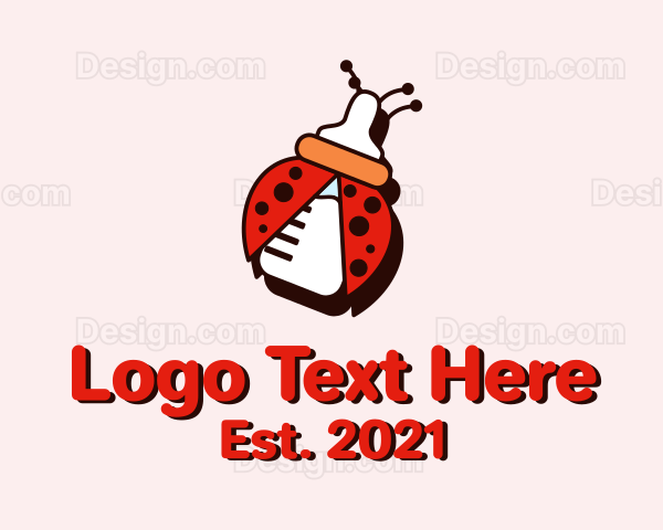 Ladybug Baby Bottle Logo