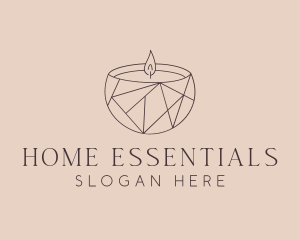 Candle Home Decor logo design