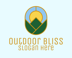 Mountain Valley Window logo design