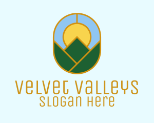 Mountain Valley Window logo design