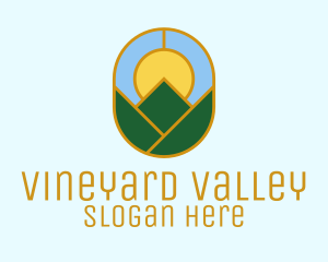 Mountain Valley Window logo design