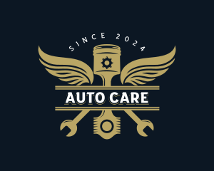 Engine Auto Maintenance logo design