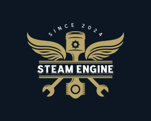 Engine Auto Maintenance logo design