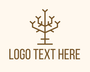 Simple Tree Branch logo
