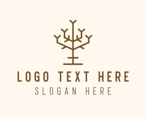 Simple Tree Branch logo