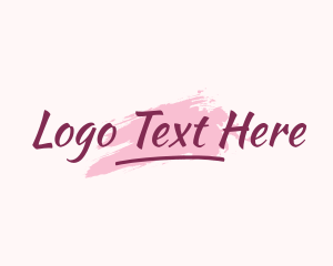 Beauty Watercolor Wordmark  logo