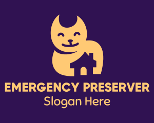 Happy Cat Shelter logo design