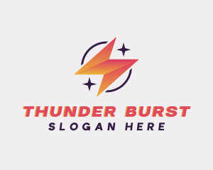 Thunder Lightning Electric logo design