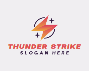 Thunder Lightning Electric logo design