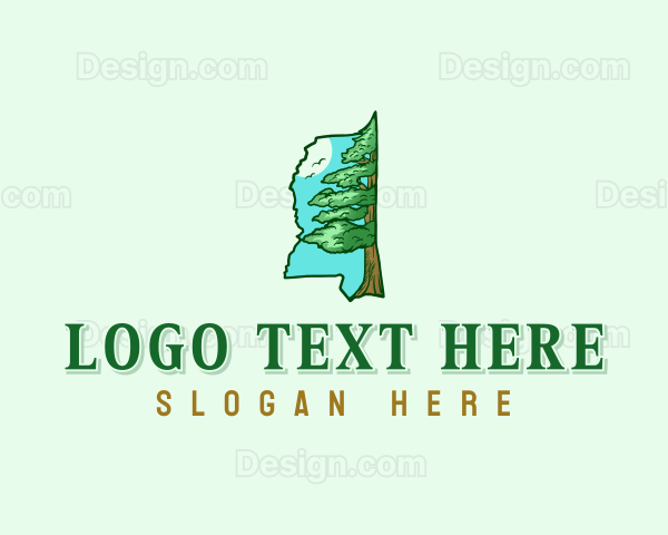 Mississippi Cedar Tree Logo