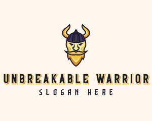 Viking Warrior Barbarian logo design