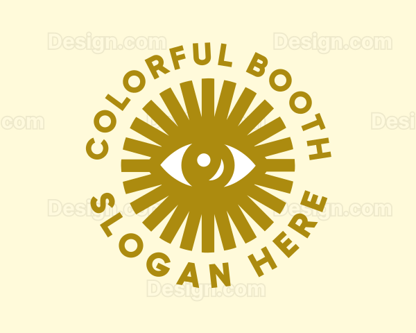 Gold Sun Eye Logo