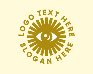 Gold Sun Eye logo