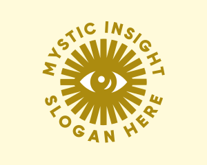 Gold Sun Eye logo