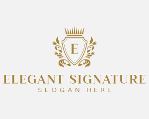 Royal Luxury Shield logo design