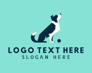 Shepherd Pet Dog Logo