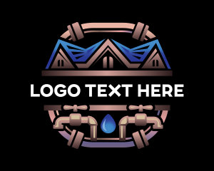 Water Faucet Plumbing logo
