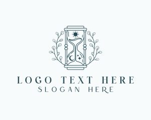 Enchanted Hourglass Wreath logo