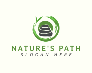 Garden Stone Spa logo design