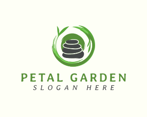 Garden Stone Spa logo design