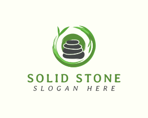 Garden Stone Spa logo design