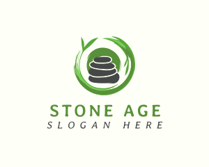 Garden Stone Spa logo design