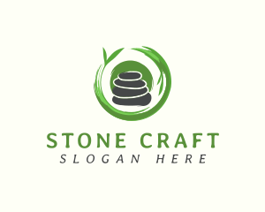 Garden Stone Spa logo design