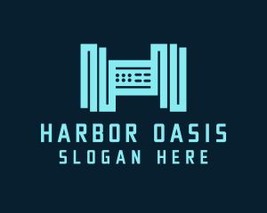 Server Database Storage logo design