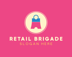 Shopping Bag Voucher logo design