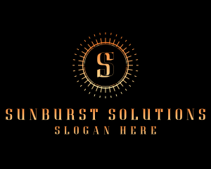 Hippie Sunrays Gradient logo