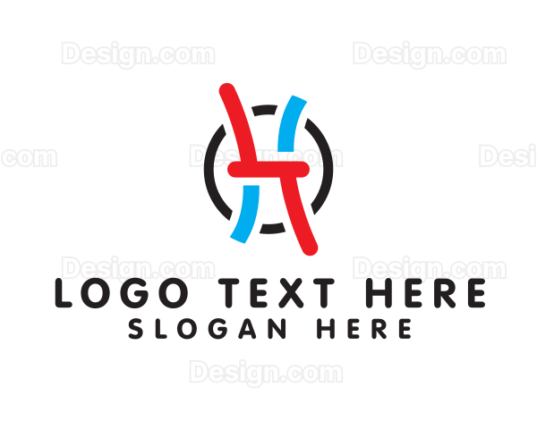Stylish Modern Letter H Logo