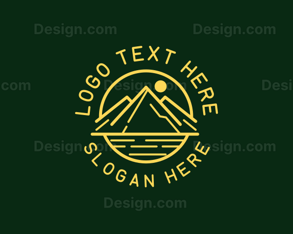 High Mountain Peak Logo