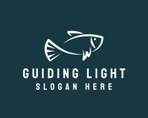 Carp Fishing Sketch logo design