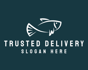 Carp Fishing Sketch logo design