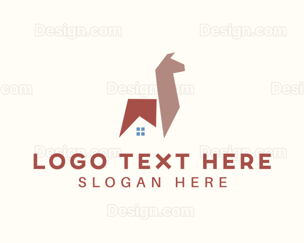 Llama House Property Logo