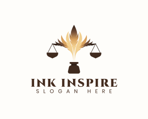 Legal Quill Ink logo design