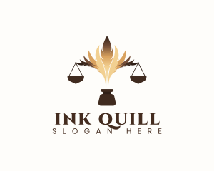 Legal Quill Ink logo design