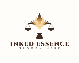 Legal Quill Ink logo design