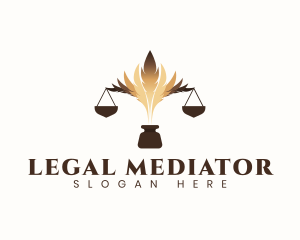 Legal Quill Ink logo design