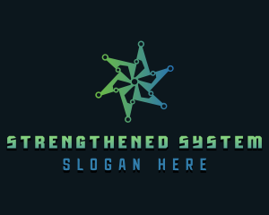 Cyber System Technology logo design