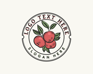 Organic Apple Fruit logo