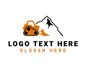 Crawler Loader Mountain logo