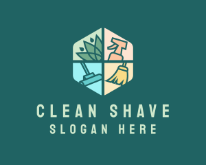 Cleaning Service Tools logo design