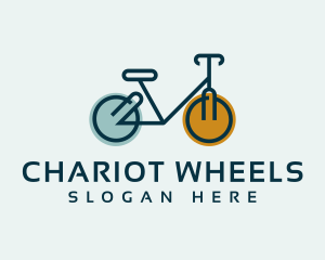 Bicycle Cycling Wheels logo design