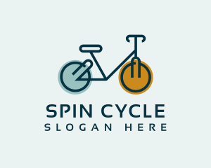 Bicycle Cycling Wheels logo design