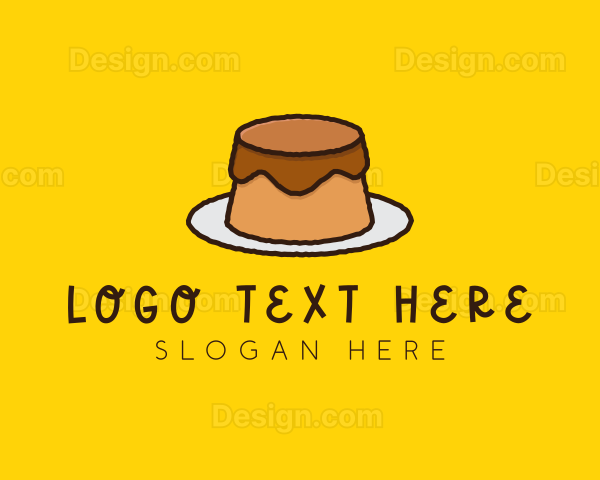 Sweet Pudding Cake Logo